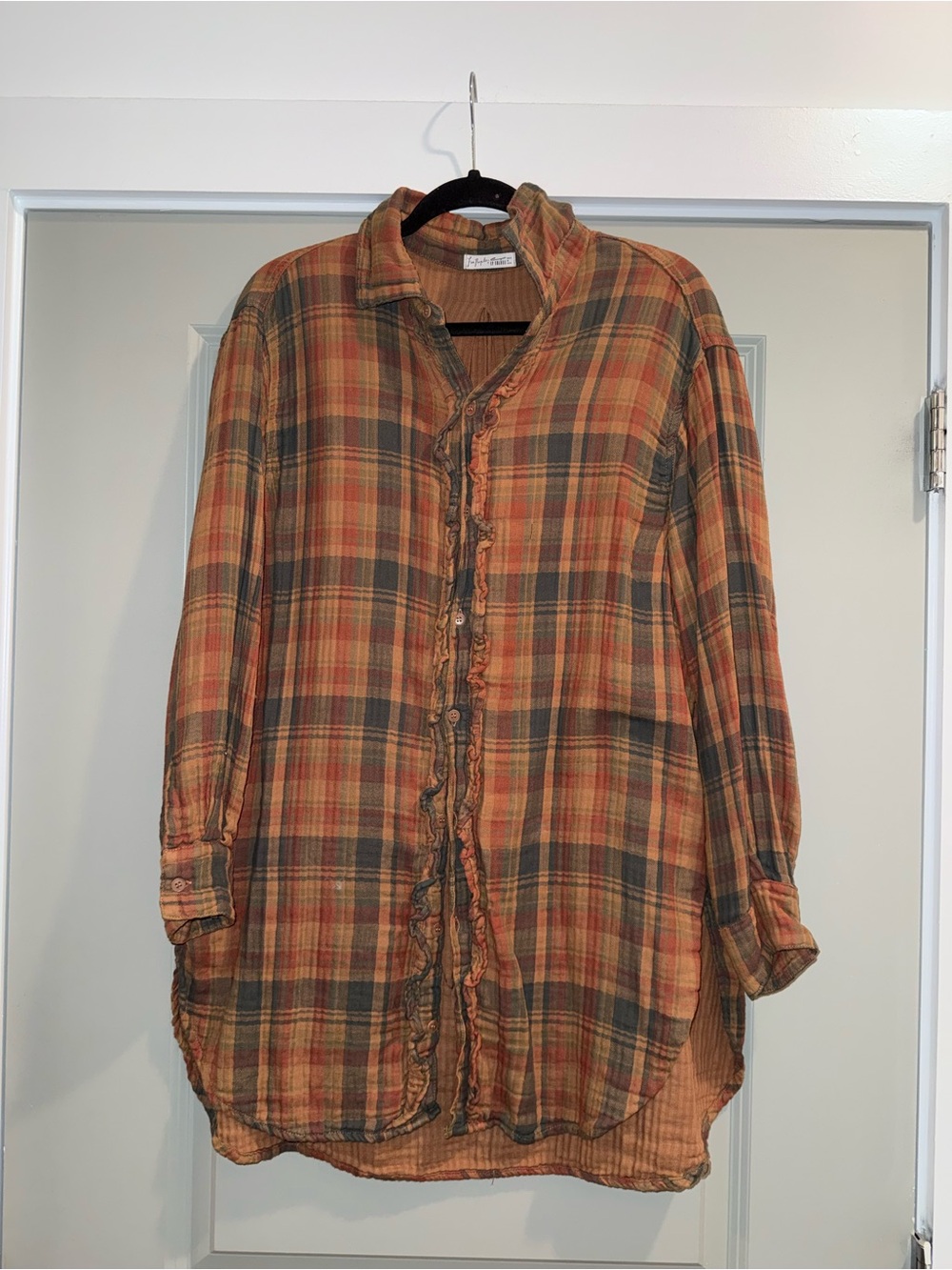 Free People Oversized Button Down